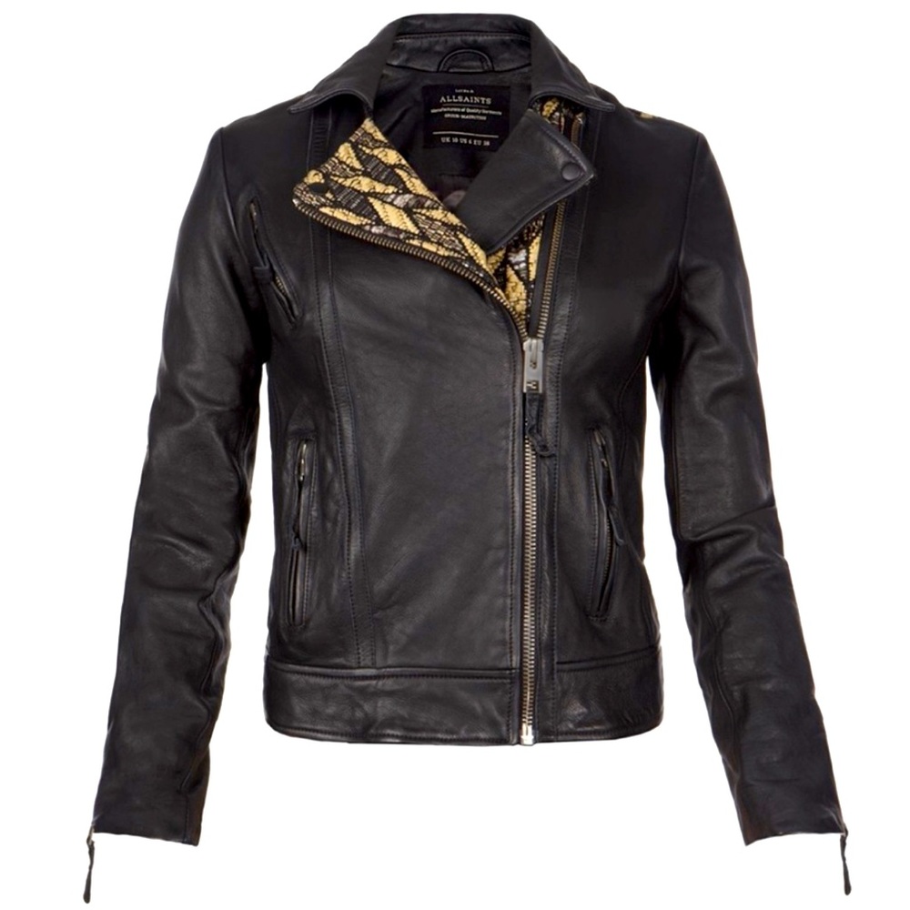 AllSaints Chiri leather jacket 🖤🔥🖤 24 ONLY SALE !!!
